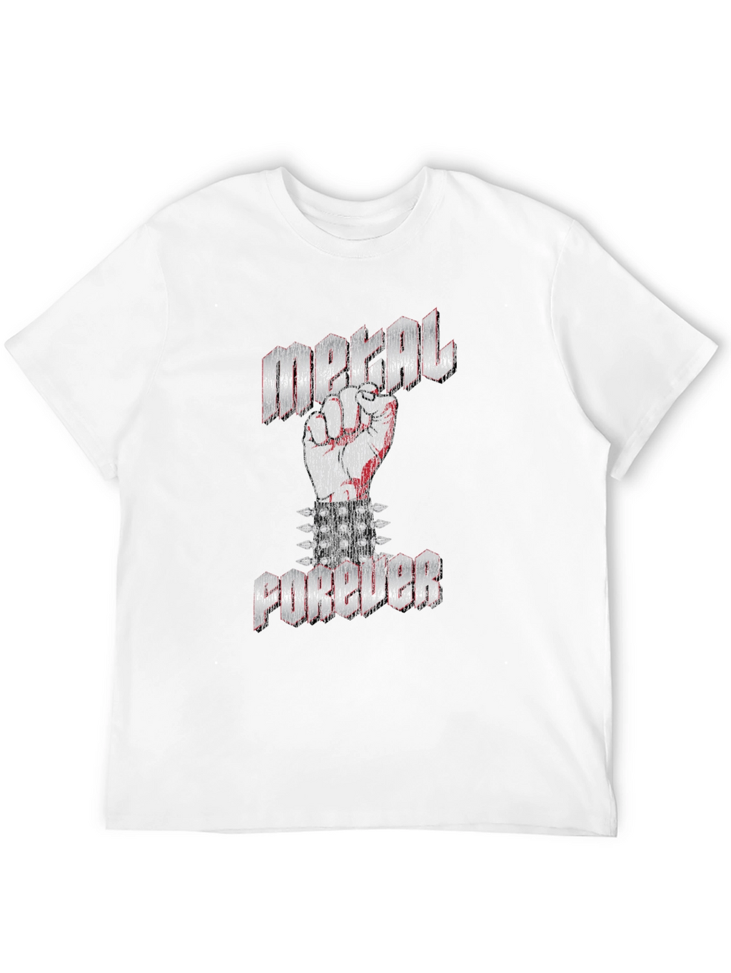 Metal Forever Black Graphic T-Shirt