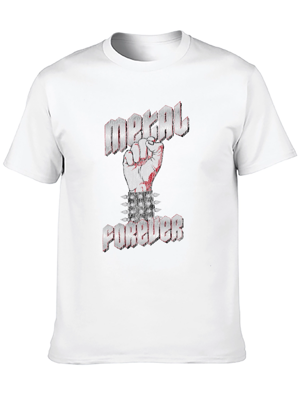 Metal Forever Black Graphic T-Shirt