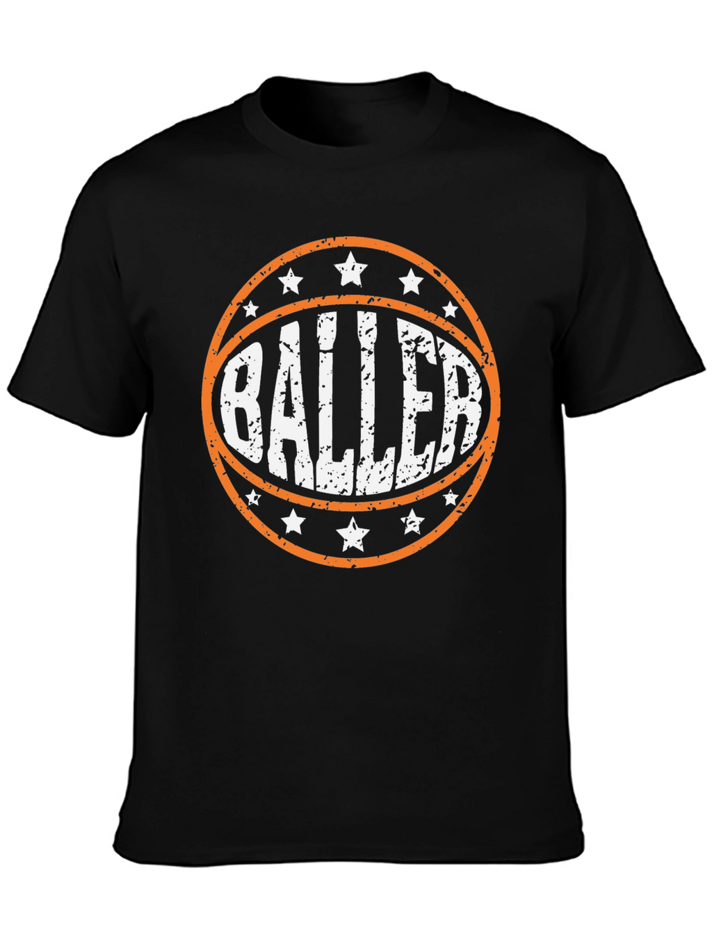 Baller Graphic Tee - Basketball Player T-Shirt