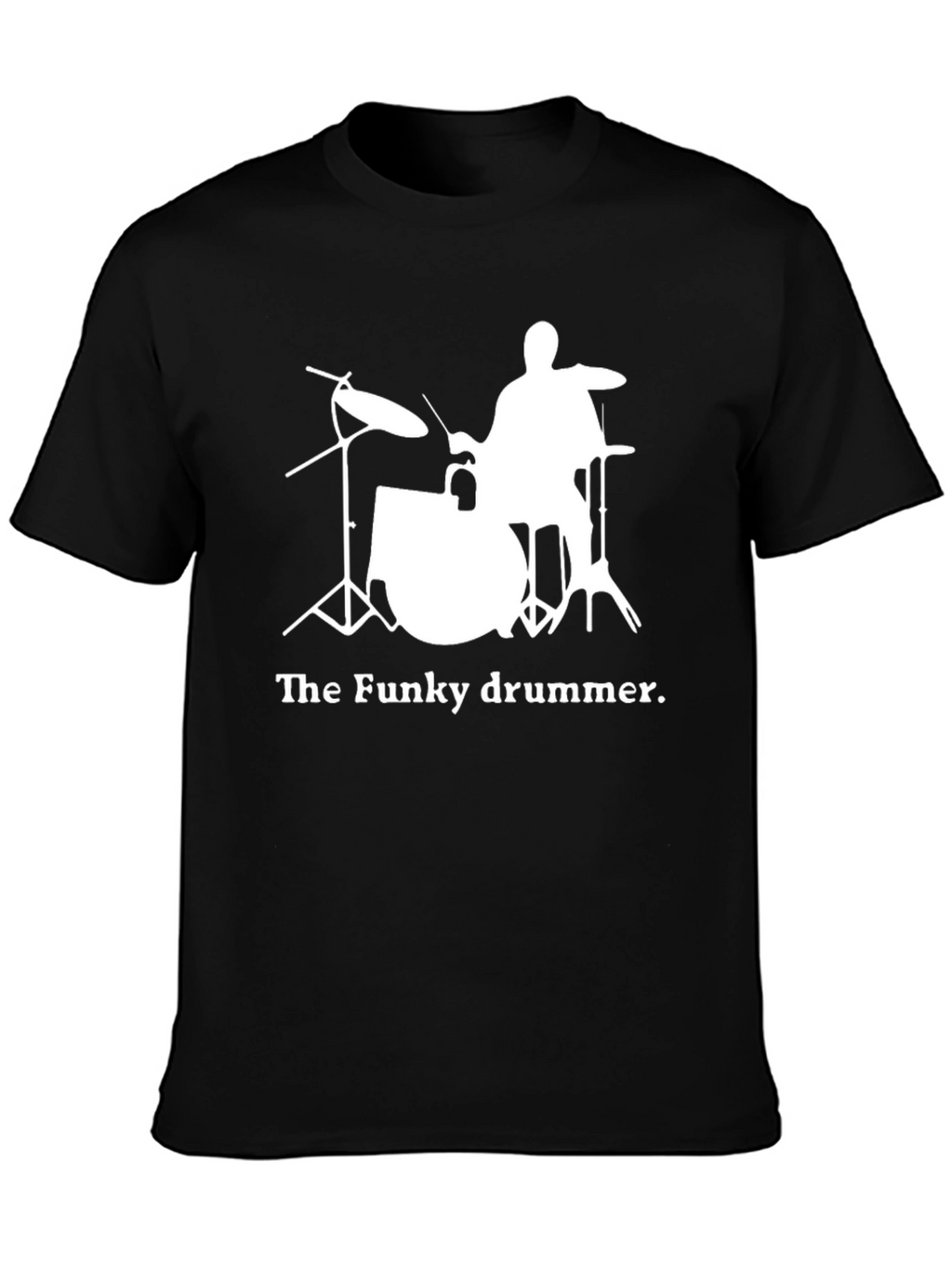 The Funky Drummer Black T-Shirt