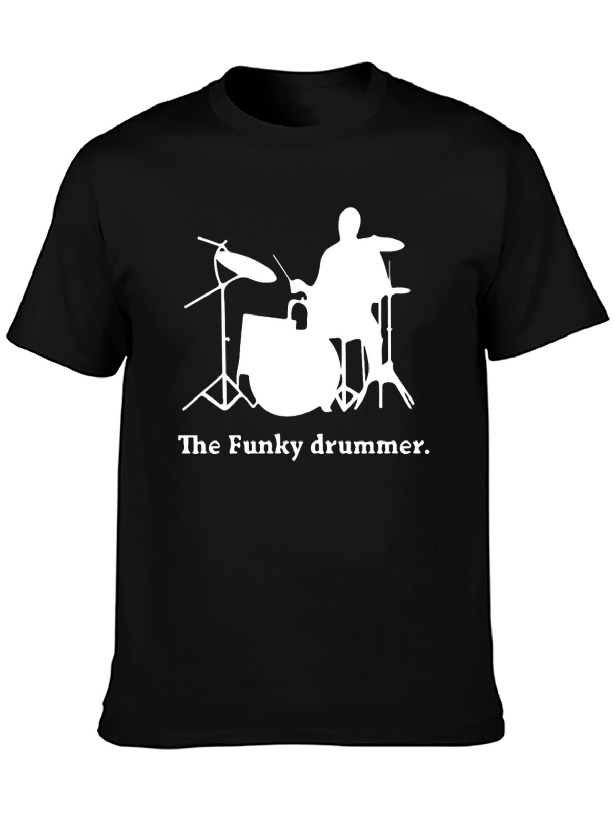 The Funky Drummer Black T-Shirt