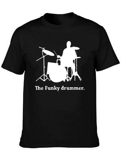 The Funky Drummer Black T-Shirt