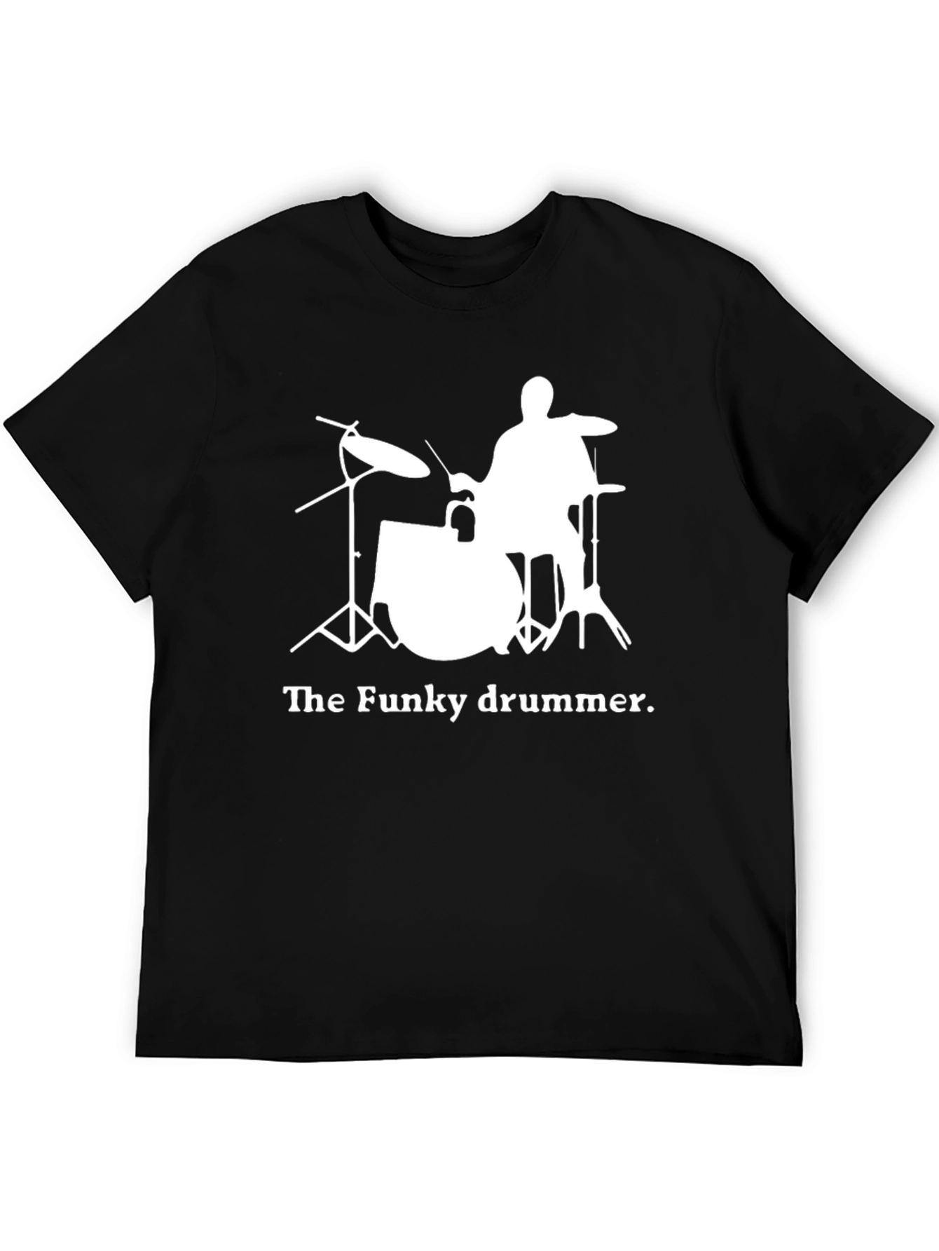 The Funky Drummer Black T-Shirt