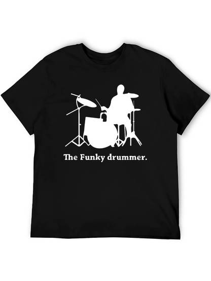 The Funky Drummer Black T-Shirt
