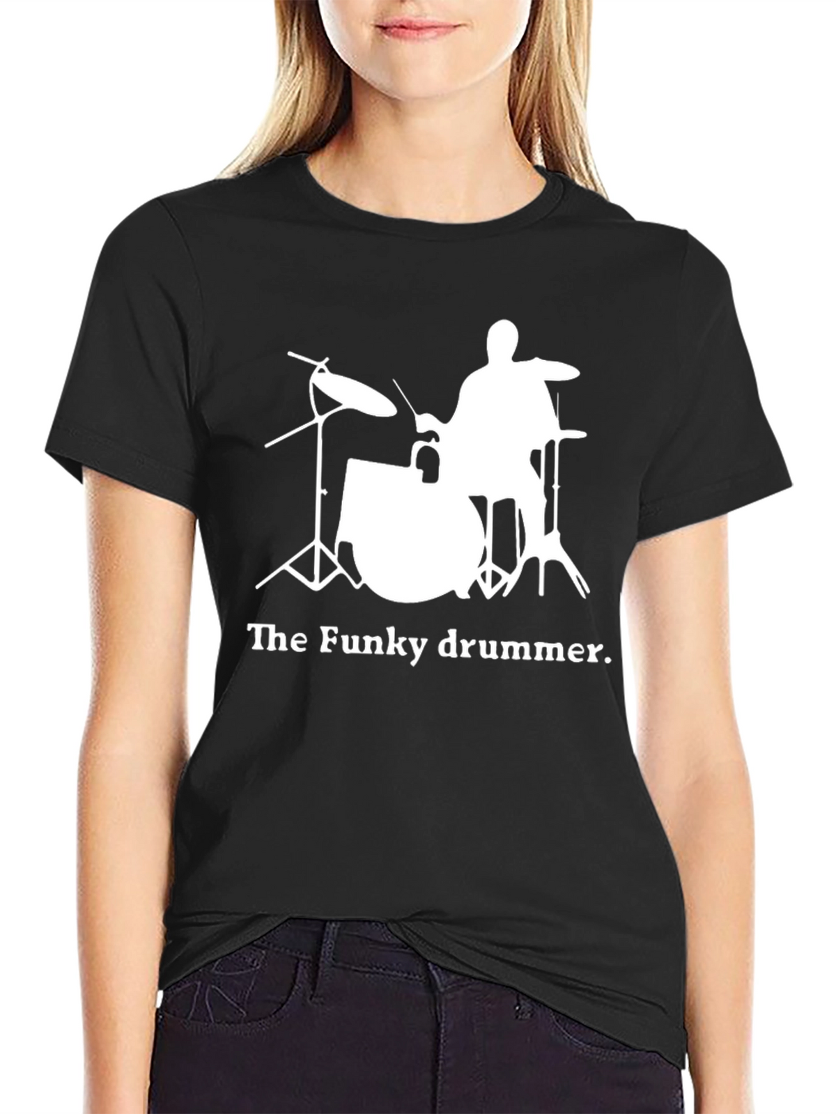 The Funky Drummer Black T-Shirt
