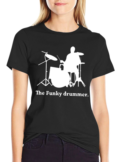 The Funky Drummer Black T-Shirt