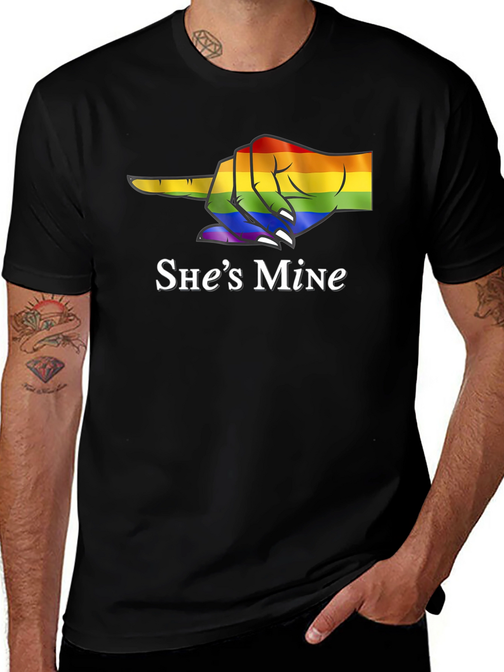 Shes Mine LGBTQ+ Pride T-Shirt