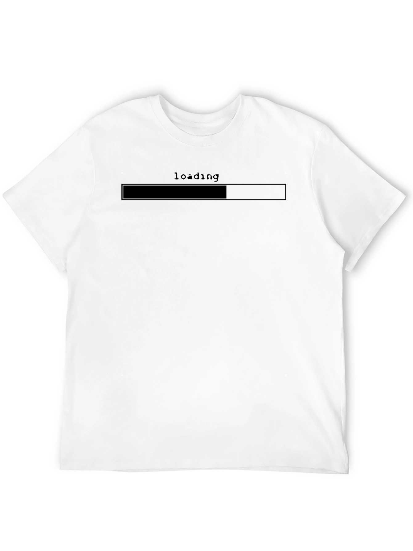 Loading Bar Black T-Shirt | Casual Gamer Tee