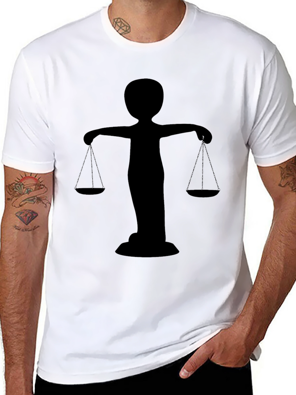 Scales of Justice Graphic T-Shirt - Unisex