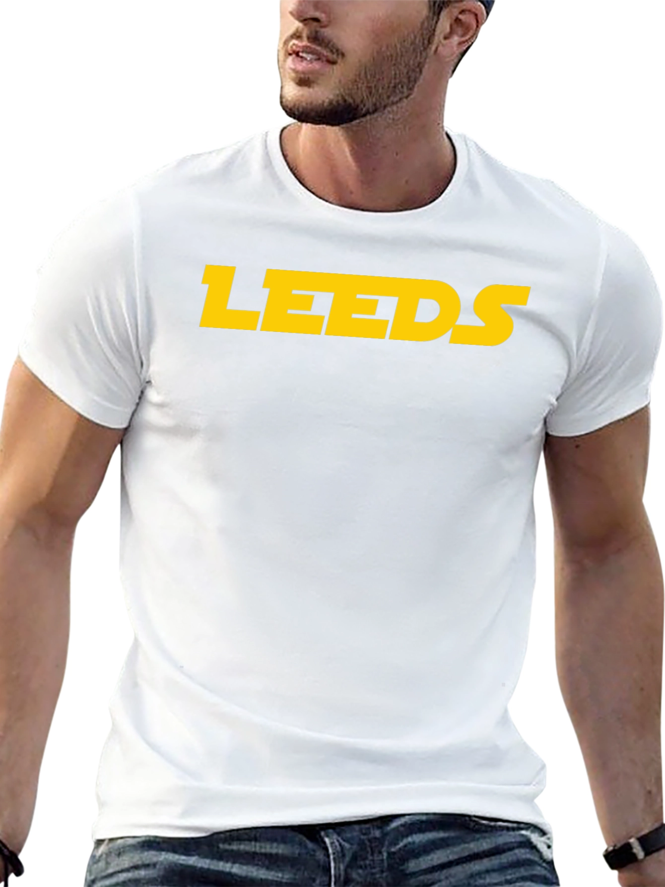 Leeds T-Shirt - Black and Yellow Graphic Tee