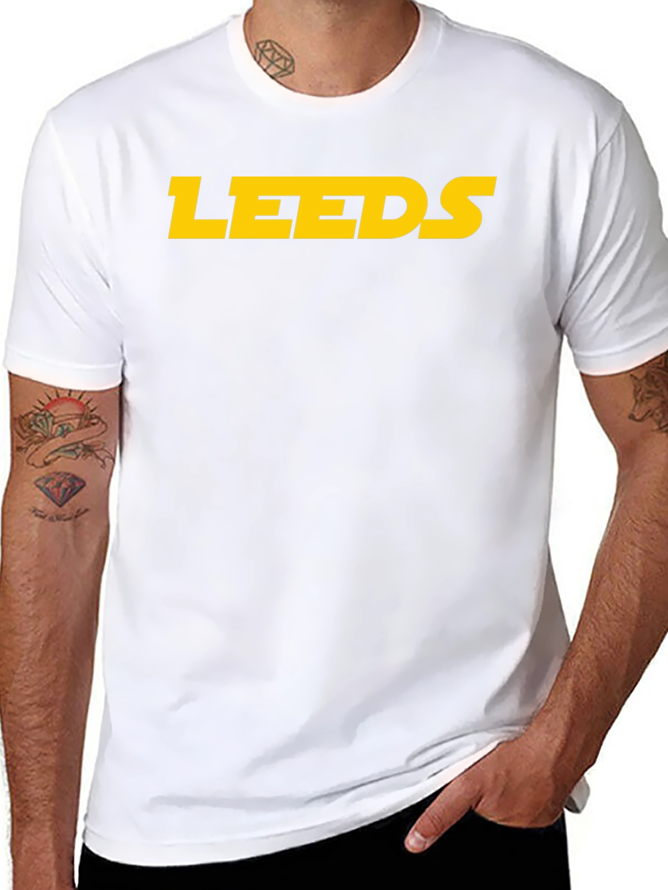 Leeds T-Shirt - Black and Yellow Graphic Tee