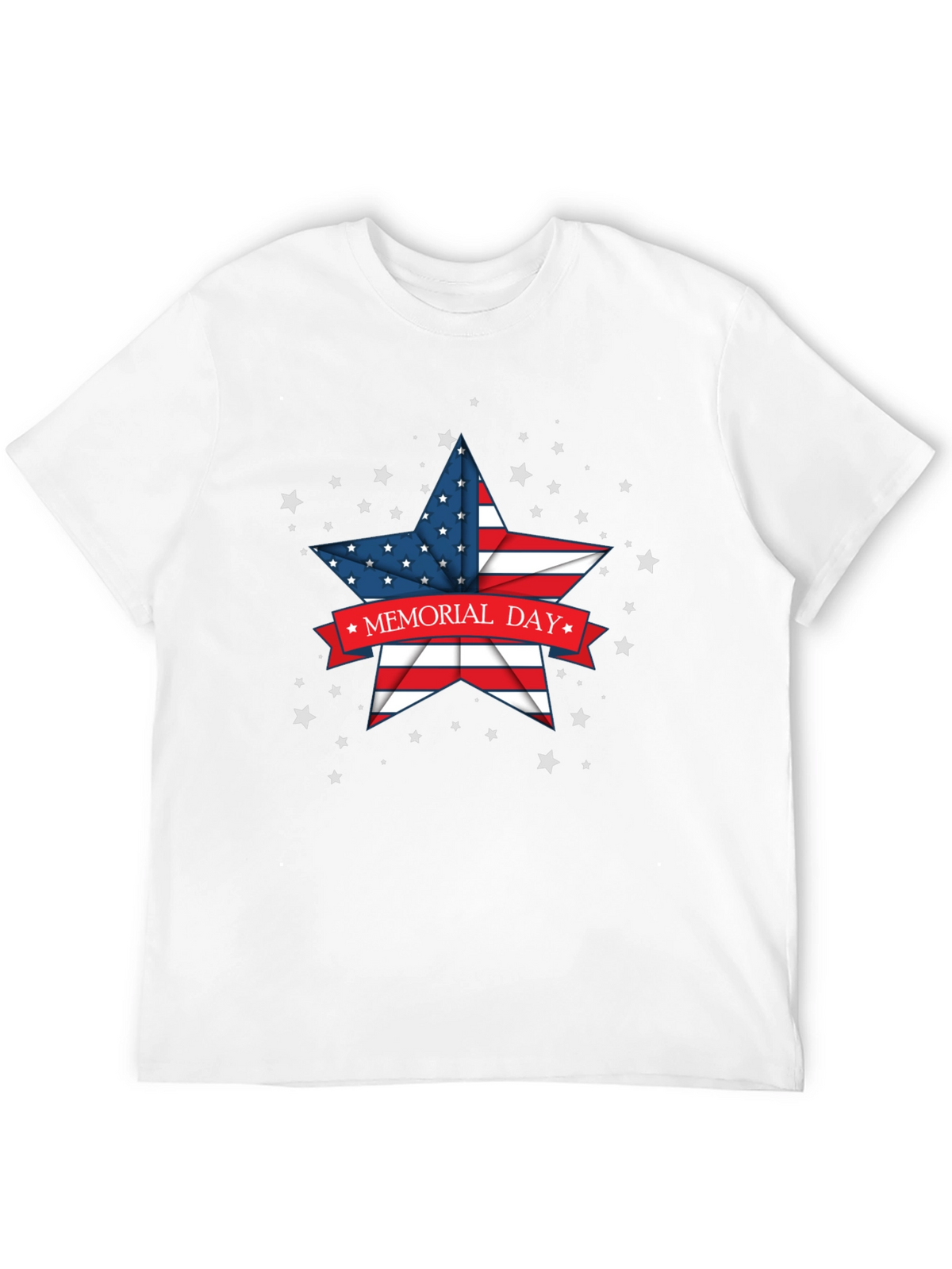 Memorial Day Star Graphic T-Shirt