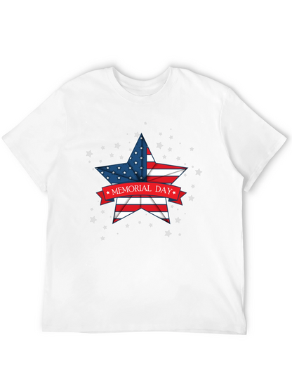 Memorial Day Star Graphic T-Shirt