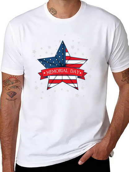 Memorial Day Star Graphic T-Shirt