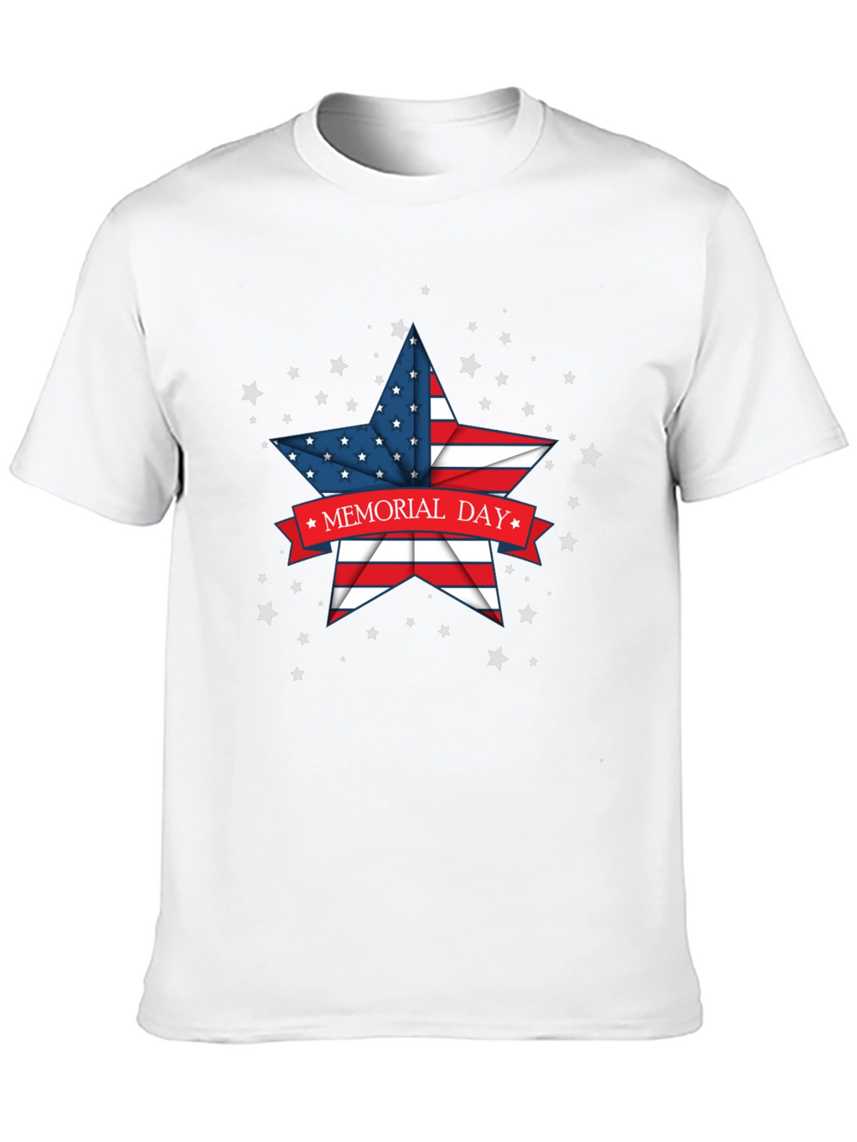 Memorial Day Star Graphic T-Shirt