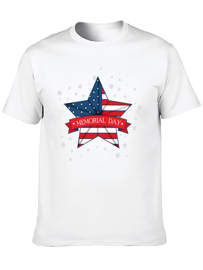 Memorial Day Star Graphic T-Shirt