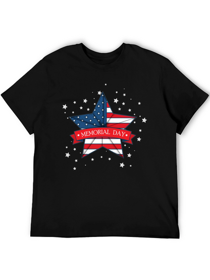 Memorial Day Star Graphic T-Shirt