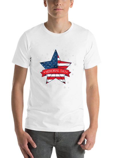 Memorial Day Star Graphic T-Shirt
