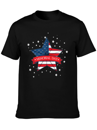 Memorial Day Star Graphic T-Shirt