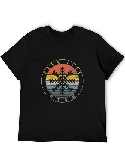 Park City Utah Snowflake T-Shirt