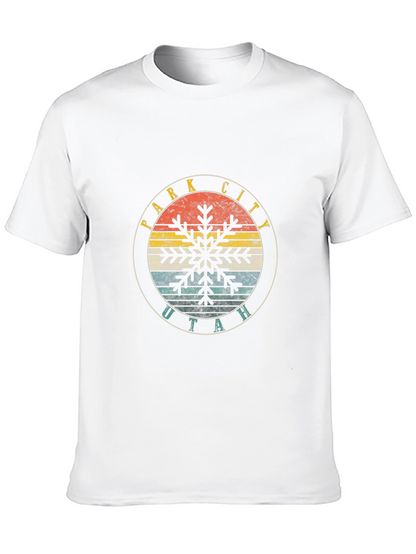 Park City Utah Snowflake T-Shirt