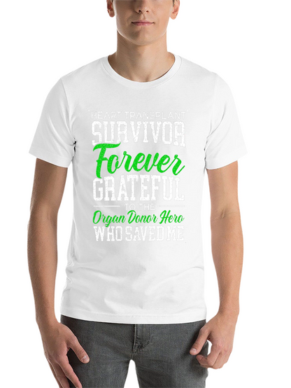 Heart Transplant Survivor Forever Grateful T-Shirt