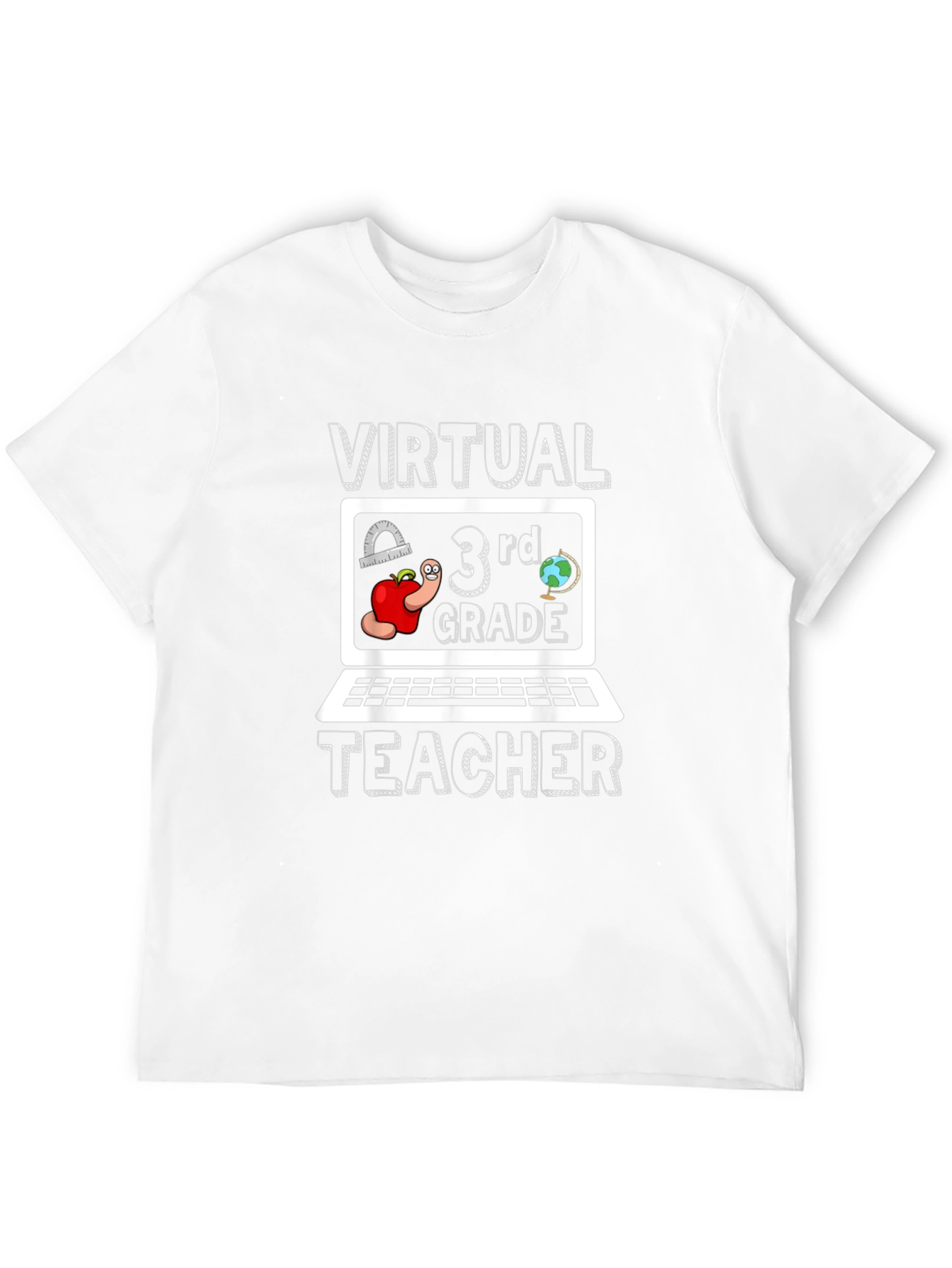 Virtual 3rd Grade Teacher Graphic Tee