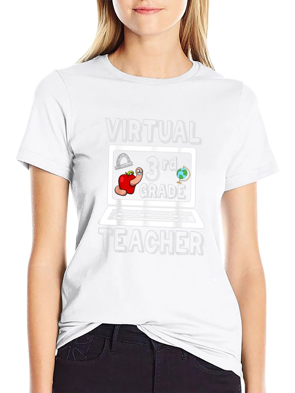 Virtual 3rd Grade Teacher Graphic Tee