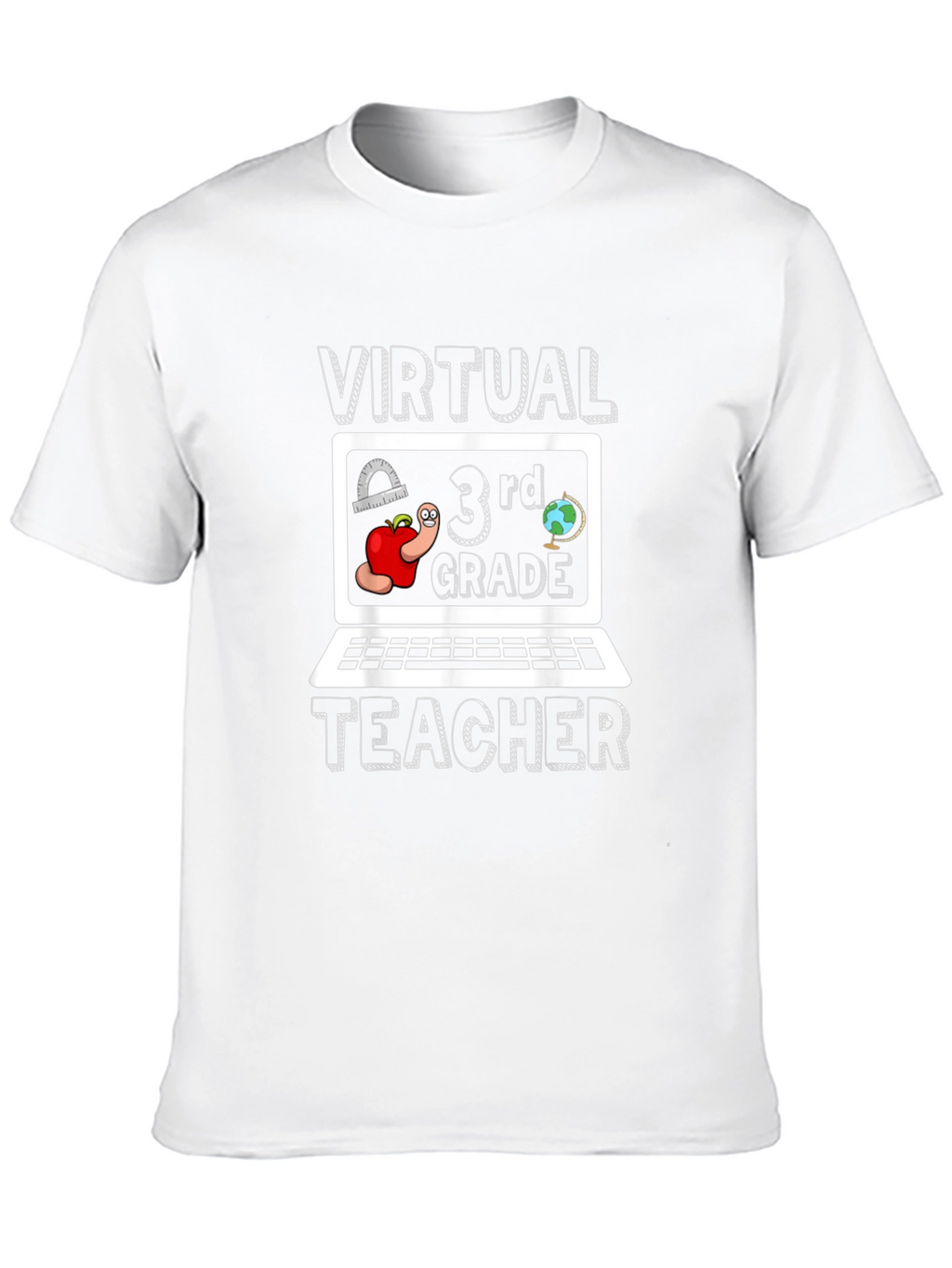 Virtual 3rd Grade Teacher Graphic Tee