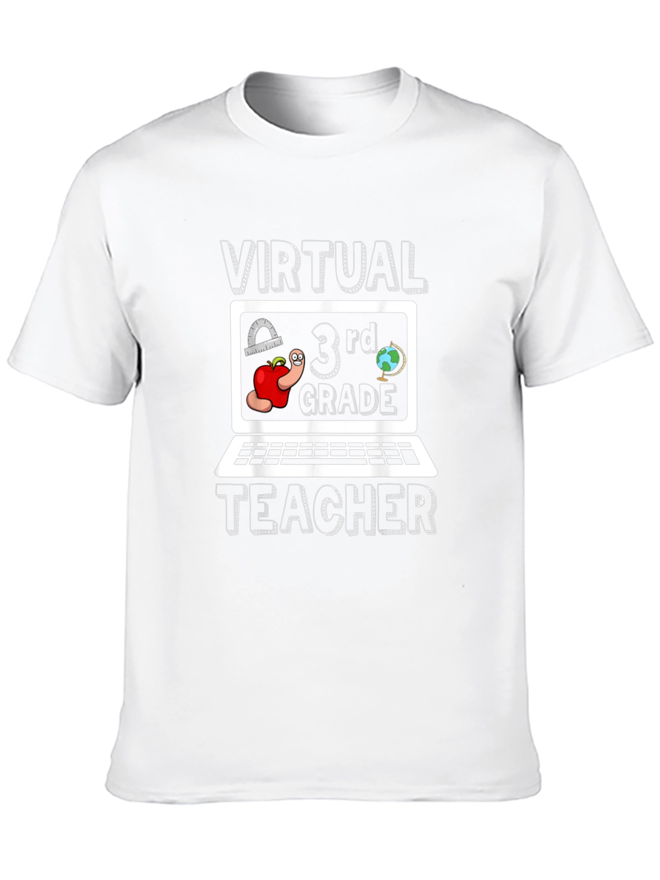 Virtual 3rd Grade Teacher Graphic Tee