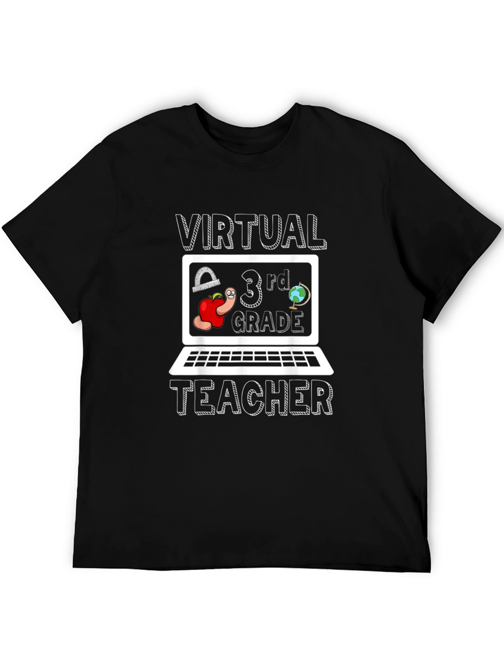 Virtual 3rd Grade Teacher Graphic Tee