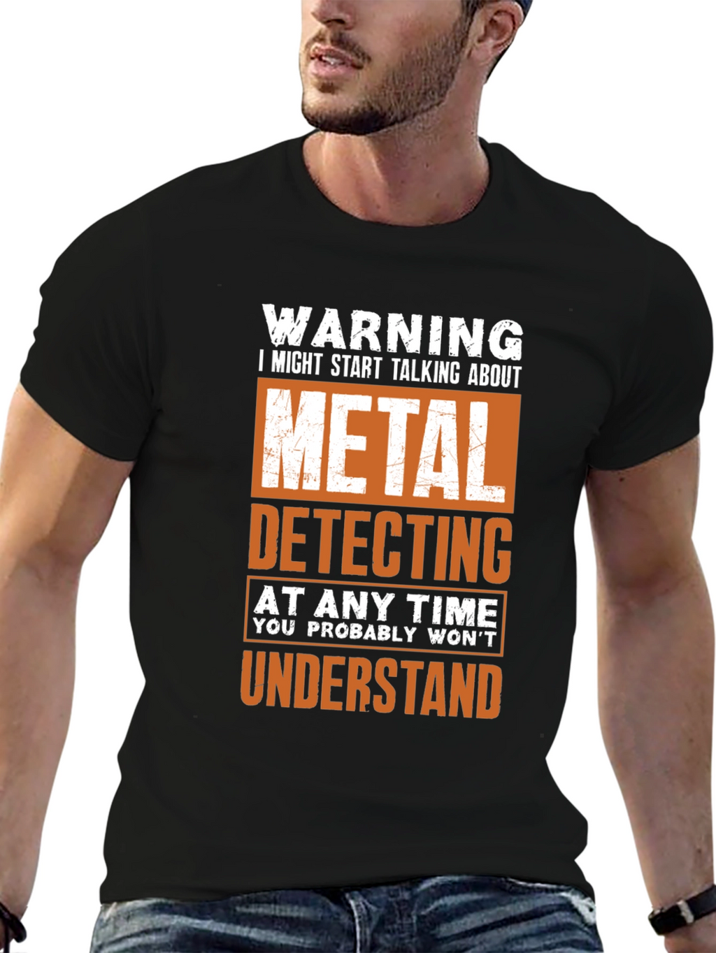 Metal Detecting T-Shirt - Funny Warning Shirt