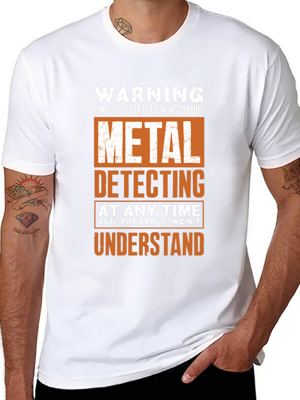 Metal Detecting T-Shirt - Funny Warning Shirt