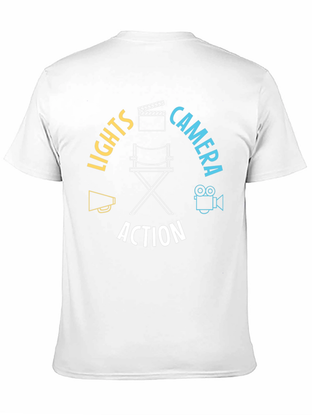 Lights Camera Action T-Shirt - Movie Lover Tee