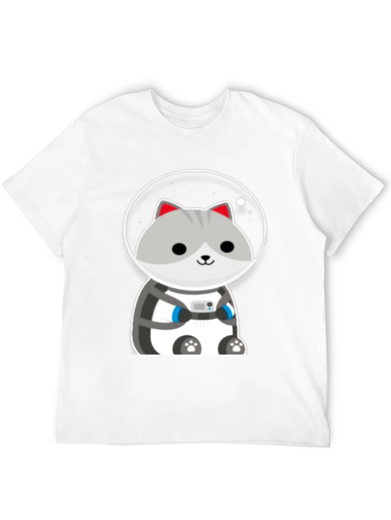 Astronaut Cat Graphic T-Shirt