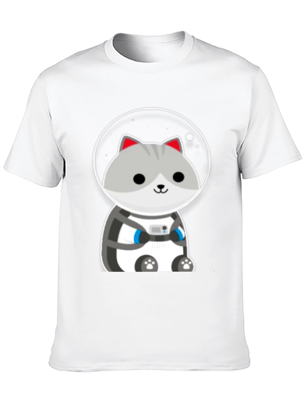 Astronaut Cat Graphic T-Shirt