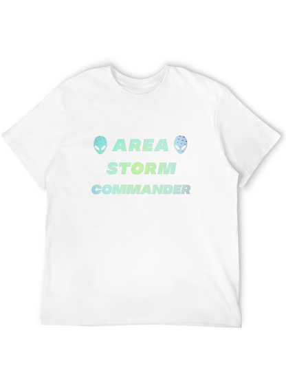 Area Storm Commander T-Shirt Alien Graphic Tee