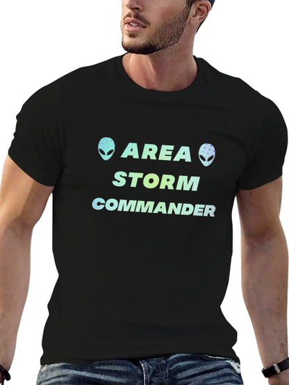 Area Storm Commander T-Shirt Alien Graphic Tee