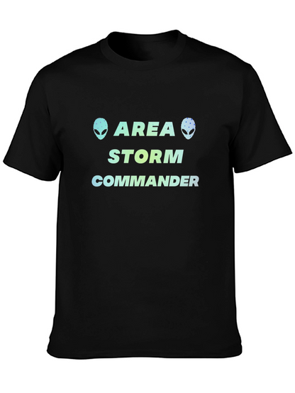 Area Storm Commander T-Shirt Alien Graphic Tee