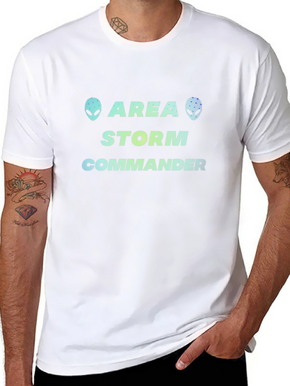 Area Storm Commander T-Shirt Alien Graphic Tee