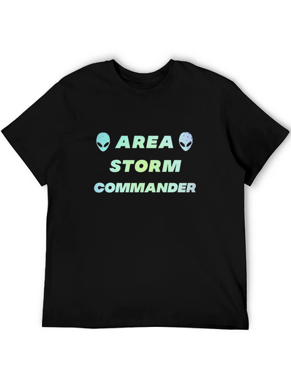 Area Storm Commander T-Shirt Alien Graphic Tee