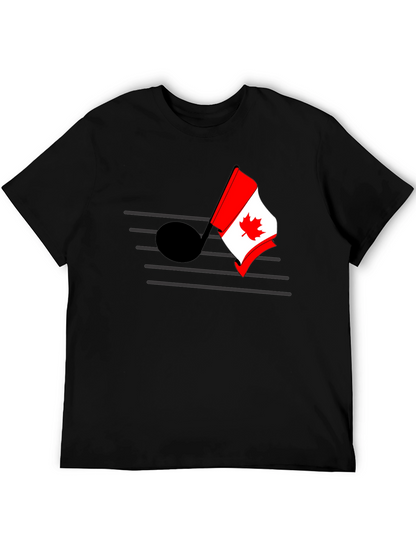 Musical Canada Flag T-Shirt