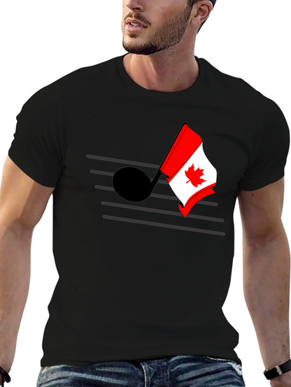 Musical Canada Flag T-Shirt