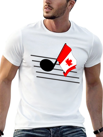 Musical Canada Flag T-Shirt