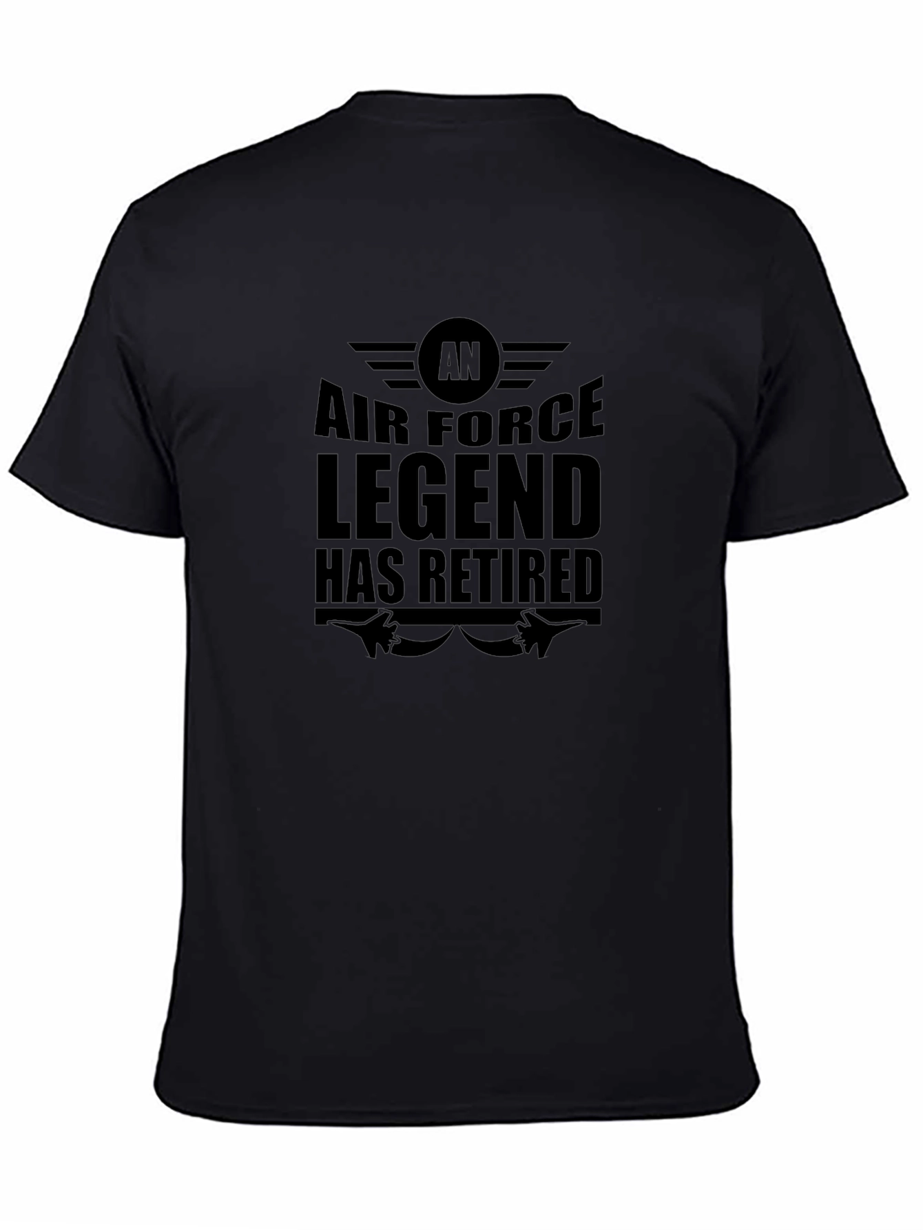 Air Force Legend Retired Black T-Shirt