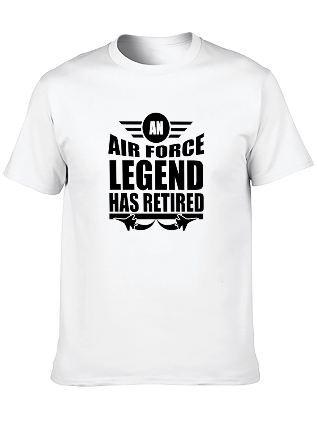 Air Force Legend Retired Black T-Shirt