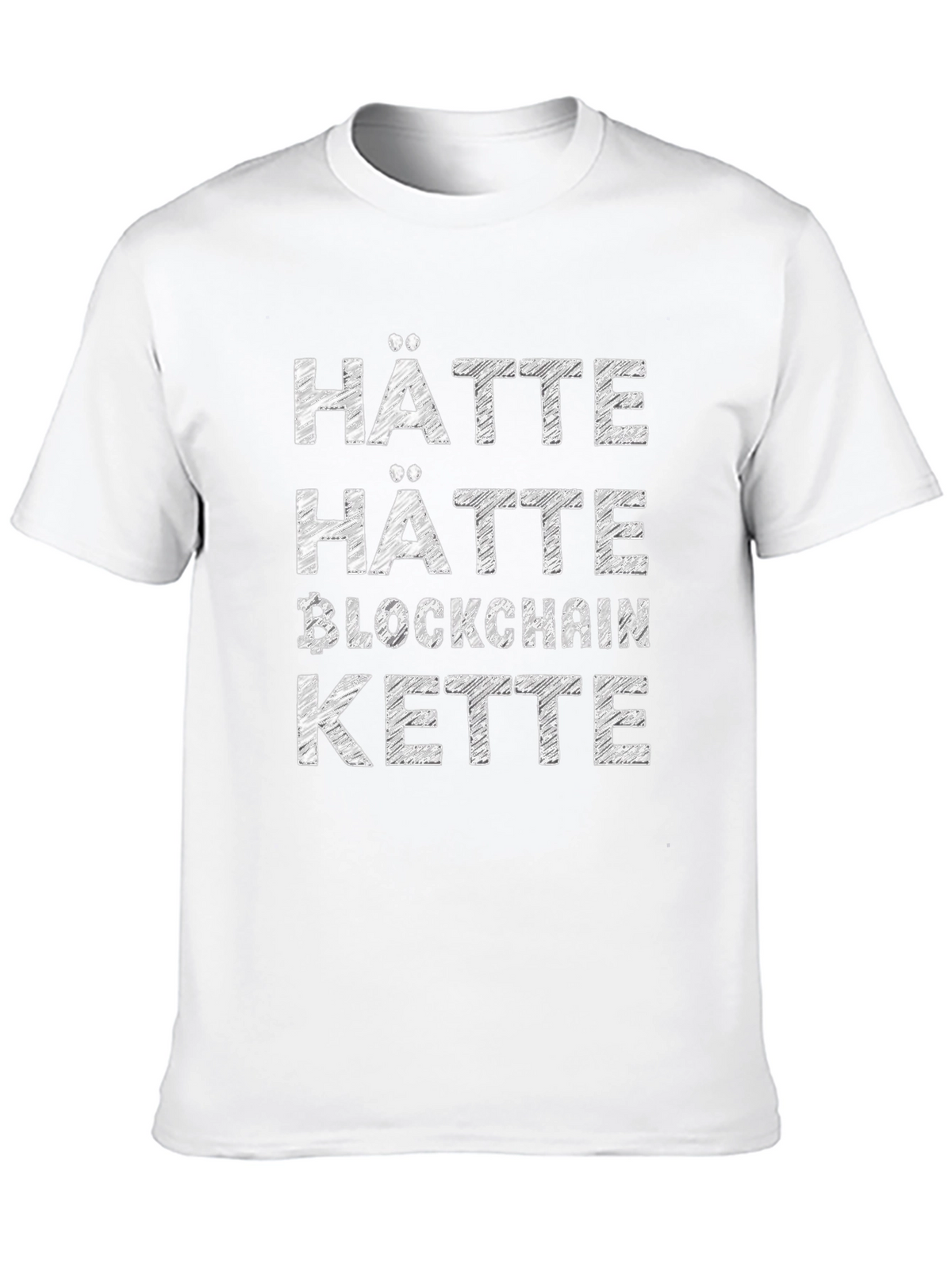 Hätte Hätte Blockchain Kette T-Shirt