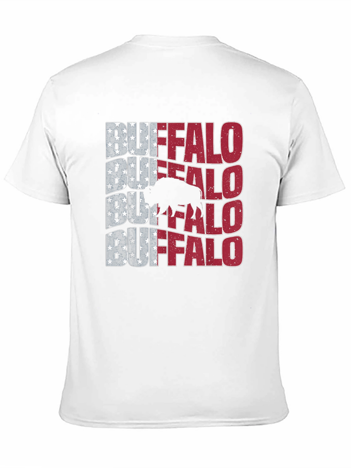 Buffalo American Flag Graphic Tee