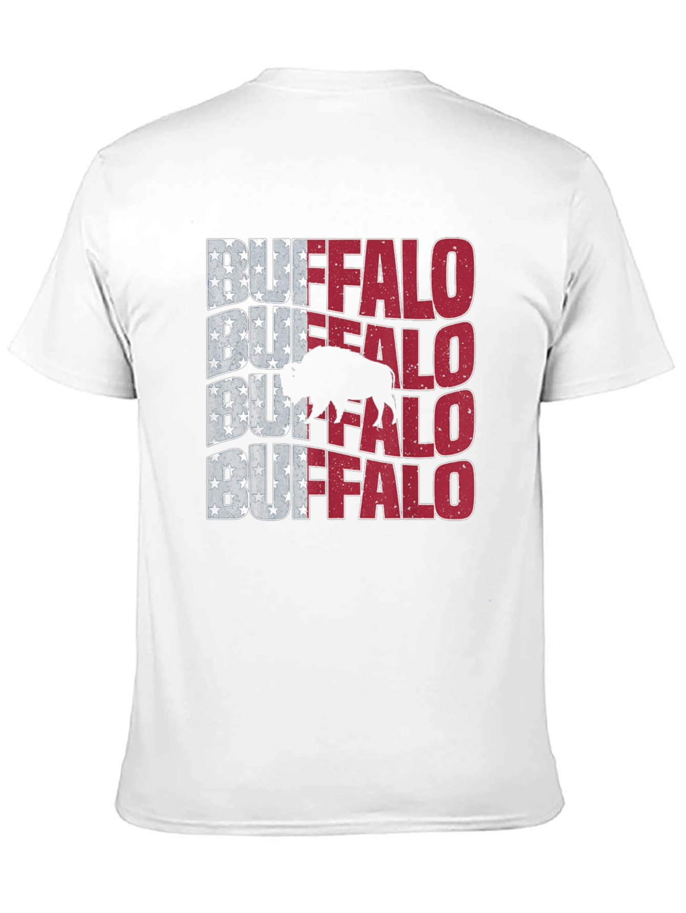 Buffalo American Flag Graphic Tee