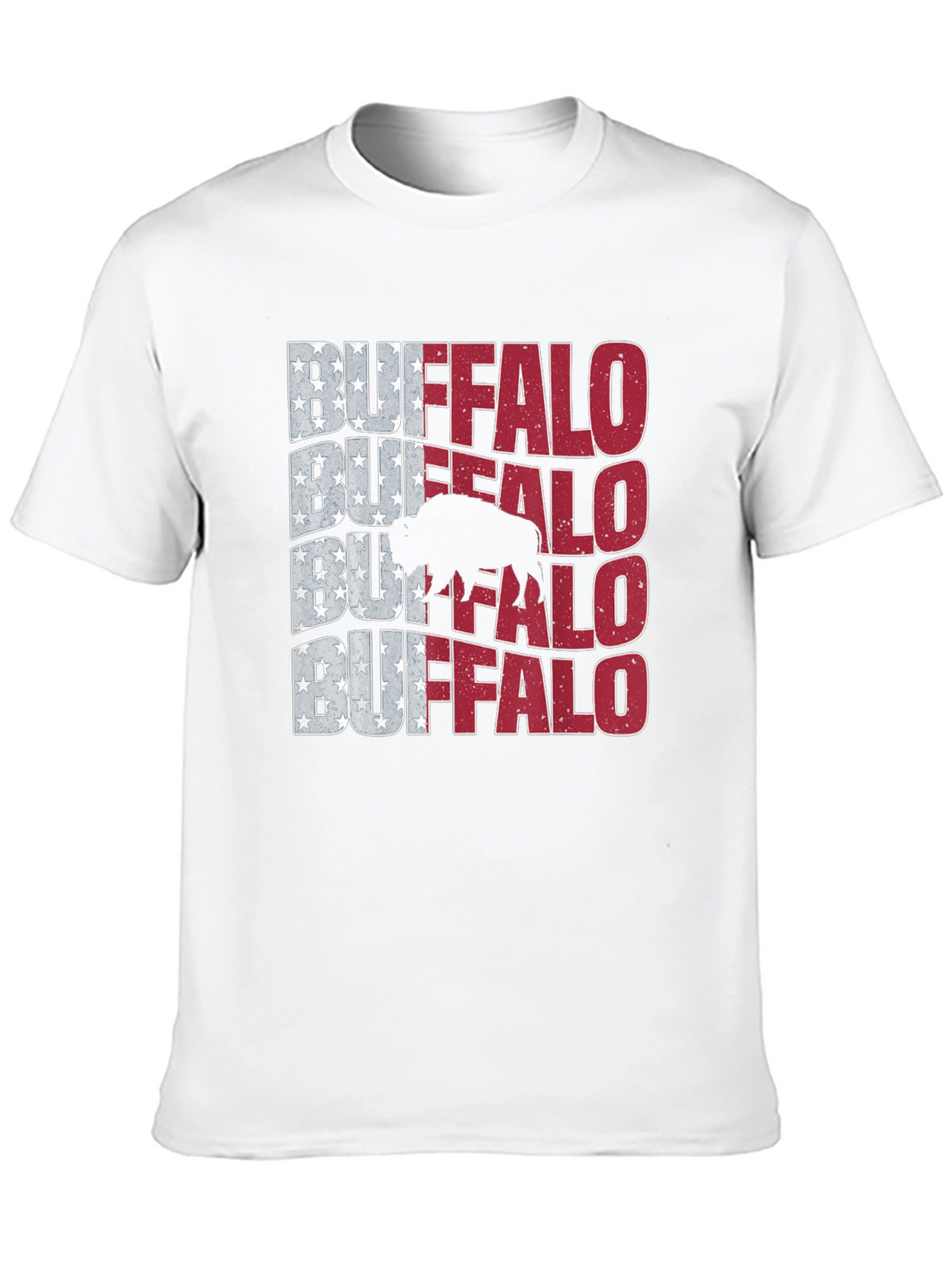 Buffalo American Flag Graphic Tee
